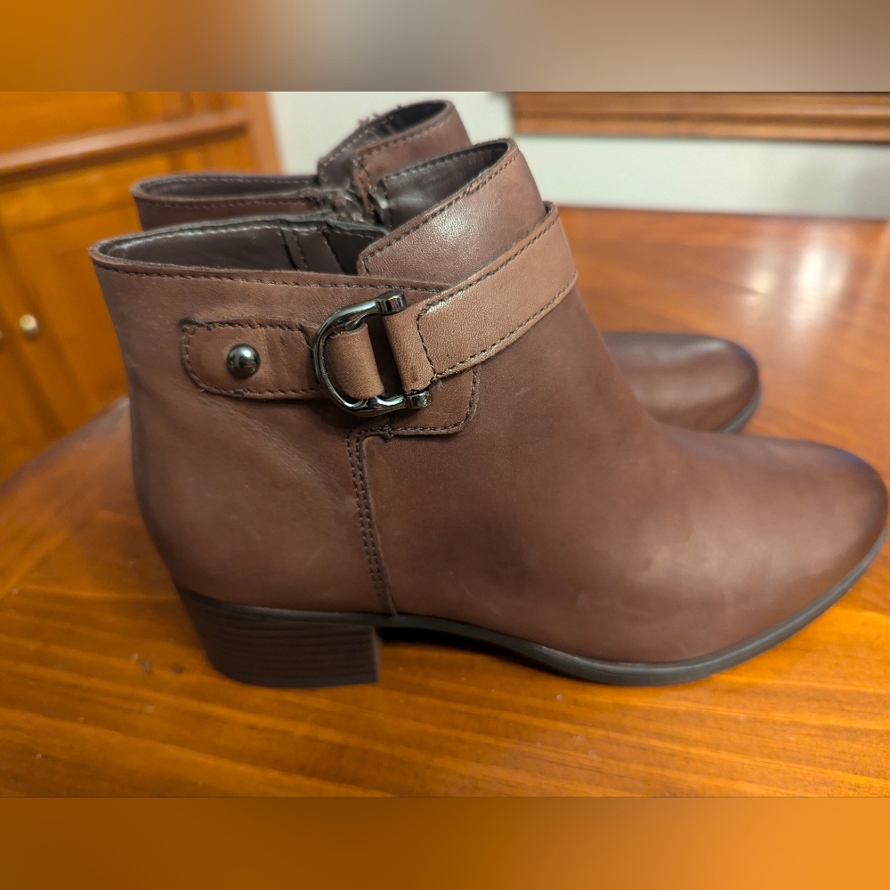 New Naturalizer Ankle Booties Cappuccino Size Women's 8W